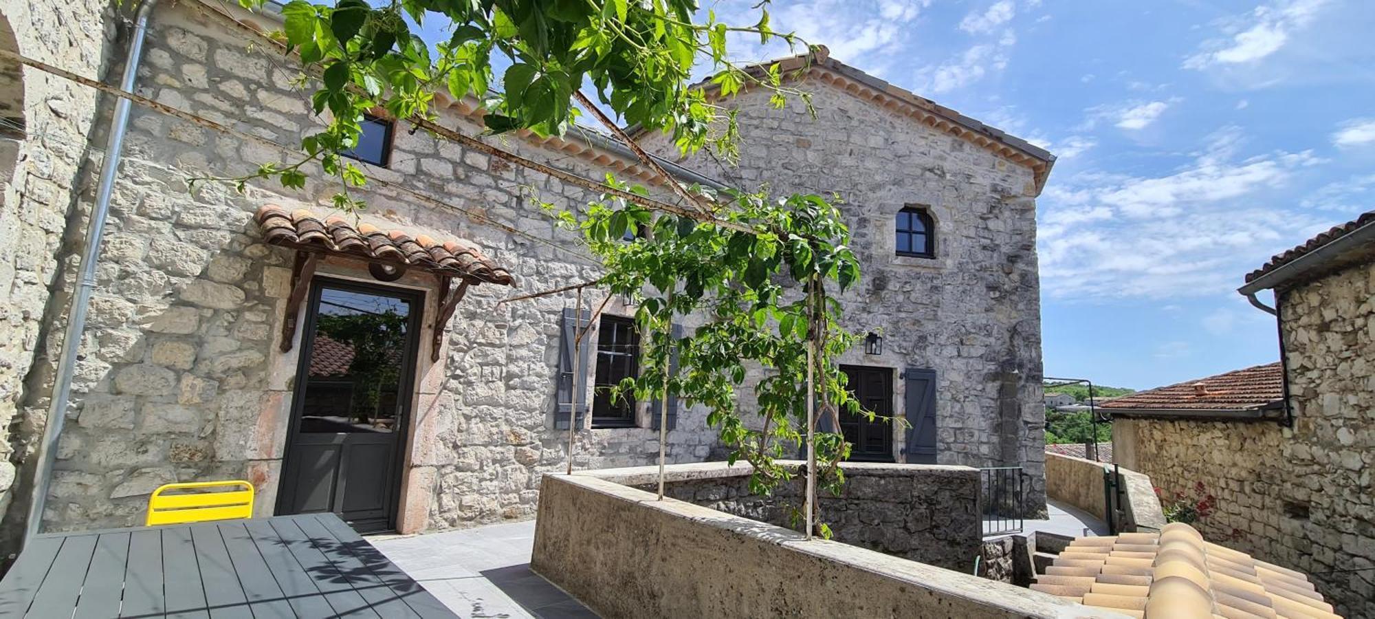 Magnifique Maison En Coeur De Balazuc, Proche Plages Ardeche Екстериор снимка